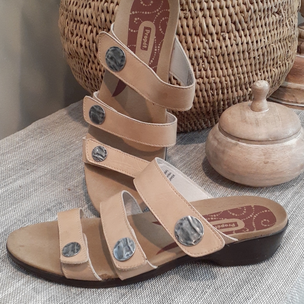 Propet comfort leather sandals, 11